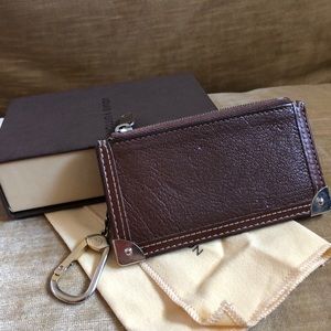 Louis Vuitton Suhali Key pouch in Tobacco leather